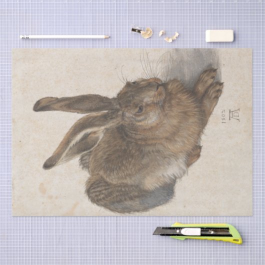 Young Hare by Albrecht Durer Tissuepapier (Craft)