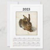 Young Hare Calendar voor 2023 Albrecht Dürer (Voorkant)