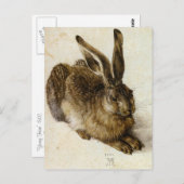 "Young Hare" van Albrecht Dürer Briefkaart (Voorkant / Achterkant)