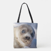 Young Harp Seal Tote Bag (Achterkant)