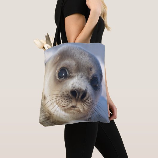 Young Harp Seal Tote Bag (Dichtbij)