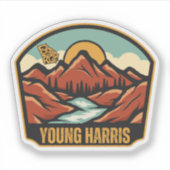Young Harris, Georgia Sticker (Voorkant)