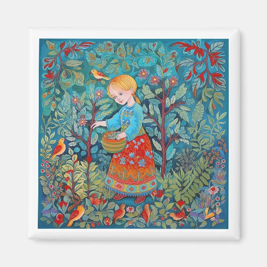 Young Healer Girl Magneet (Voorkant)