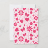 Young Heart Birthday Valentijns Party Invitation Kaart (Achterkant)