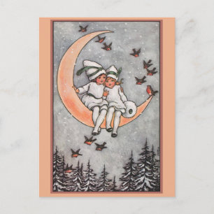 Young Hearts Lovely Vintage Kerstmis Briefkaart