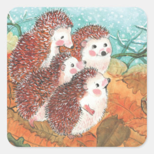 Young Hedégel Vierkante Sticker