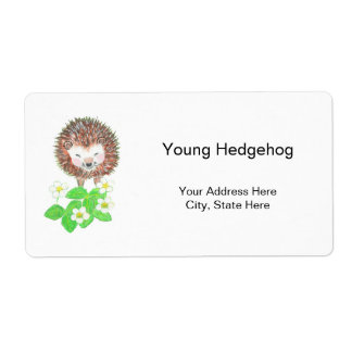 Young Hedégel & Wild Strawberry Flowers Etiket
