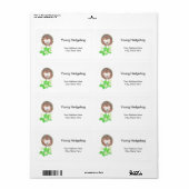 Young Hedégel & Wild Strawberry Flowers Etiket (Full Sheet)