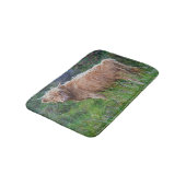 Young Highland Cow Bath Mat (Gekanteld)
