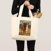 Young Highland Cow Grote Tote Bag (Voorkant (product))