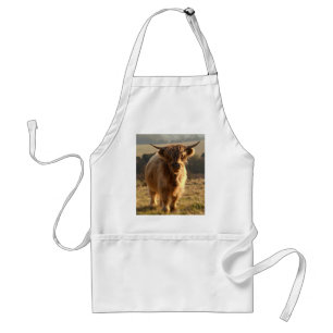 Young Highland Cow Standaard Schort