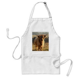 Young Highland Cow Standaard Schort