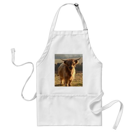 Young Highland Cow Standaard Schort (Voorkant)