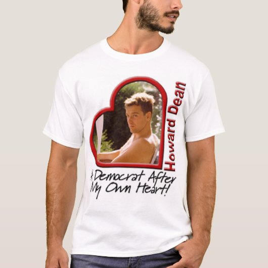 Young Howard Dean  T-shirt (Voorkant)