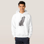 Young Howling Dog Hoodie (Voorkant volledig)