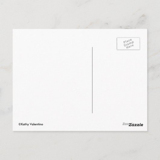 Young Hummingbird Briefkaart (Achterkant)