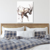 Young Ibex Gran Paradiso 2005 Canvas Afdruk (Insitu (Slaapkamer))