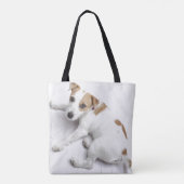 Young Jack Russell Terrier Tote Bag (Achterkant)