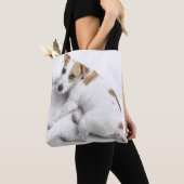 Young Jack Russell Terrier Tote Bag (Dichtbij)