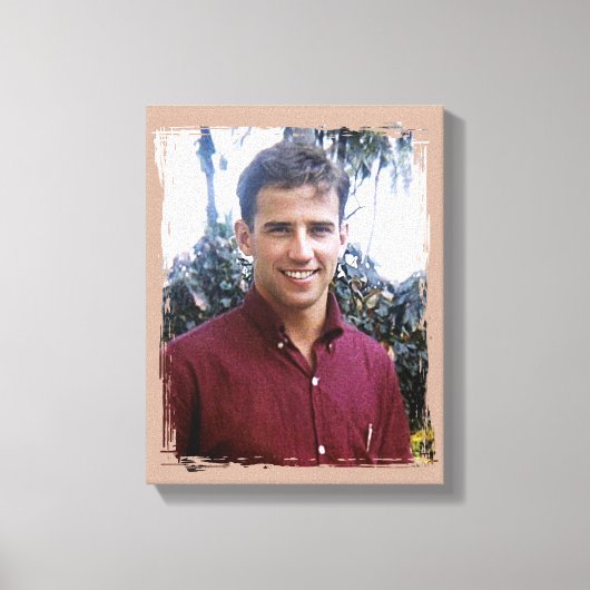 Young Joe Biden Canvas Afdruk (Voorkant)