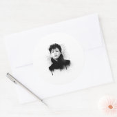 Young Kamala Harris Graffiti Art Ronde Sticker (Envelop)