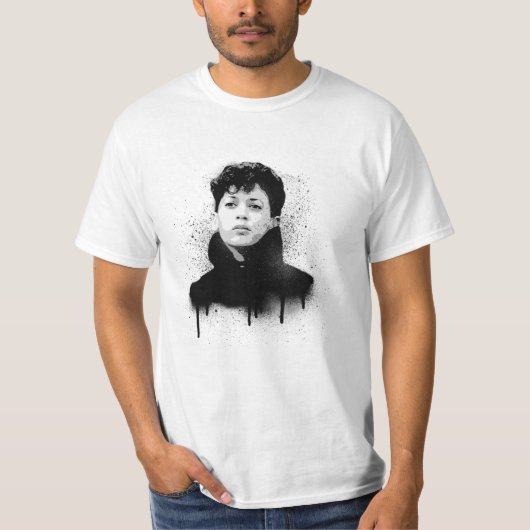 Young Kamala Harris Graffiti Art T-shirt (Voorkant)