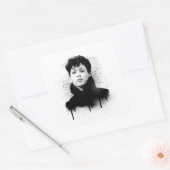 Young Kamala Harris Graffiti Art Vierkante Sticker (Envelop)