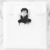 Young Kamala Harris Graffiti Art Vierkante Sticker (Tas)