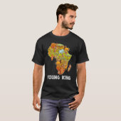 Young King African Little King Black History Maand T-shirt (Voorkant volledig)