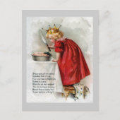 Young King vindt zwarte vogels in Pie Briefkaart (Voorkant)