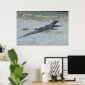 Young Komodo Dragon Poster (Thuiskantoor)