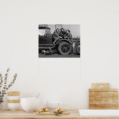 Young Lady Auto Mechanics, 1927.  foto Poster (Keuken)