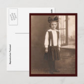 Young Lady Briefkaart (Voorkant / Achterkant)
