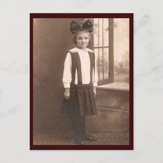 Young Lady Briefkaart (Voorkant)