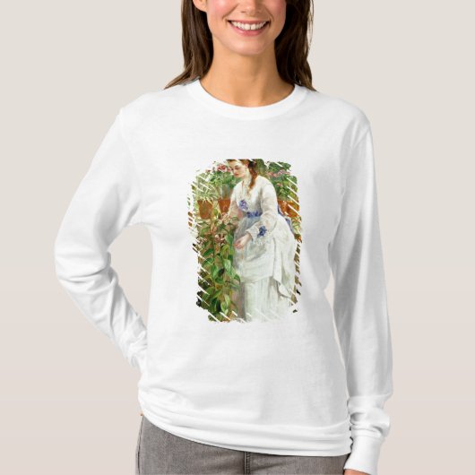 Young Lady in a Conservatory T-shirt (Voorkant)