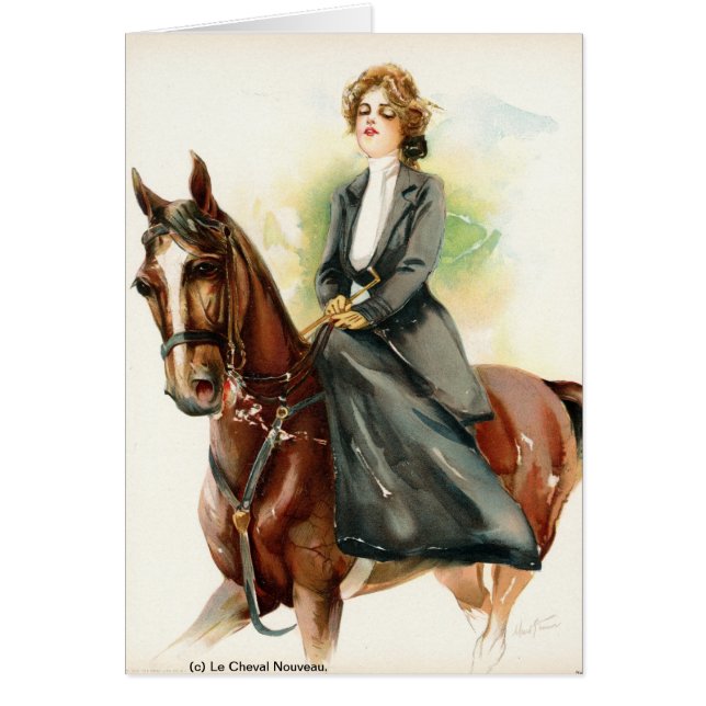 Young Lady Riding Sidesaddle (Voorkant)