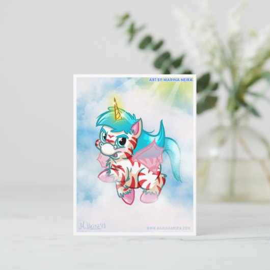 Young Laser Briefkaart (Staand voorkant)