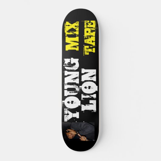 YOUNG LEEUW MIX TAPE Skateboard (Voorkant)