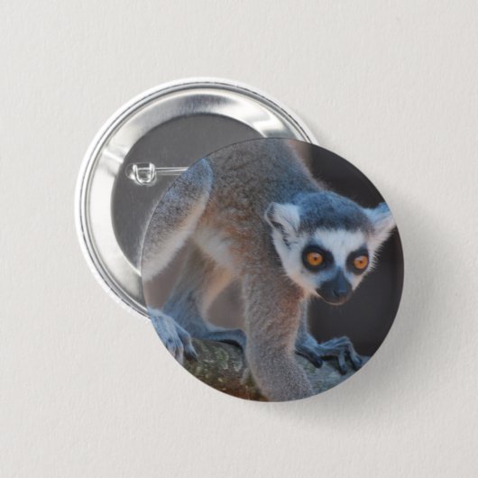 Young Lemur Button (Voorkant /achterkant)