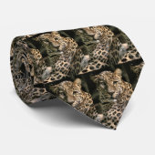Young Leopard Cub Art Gifts Stropdas (Opgerold)