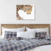 Young Leopard Painting Canvas Afdruk (Insitu (Slaapkamer))