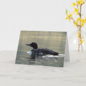 Young Loon Wenskaart Kaart (Gele Bloem)