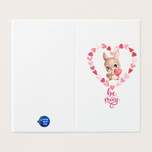 Young Love Kaart (Buitenkant ongevouwen)