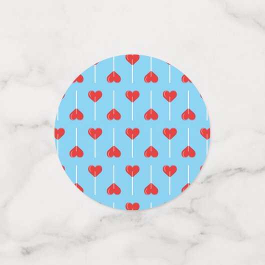 Young Love Suckers Red Confetti (Kleine voorkant)