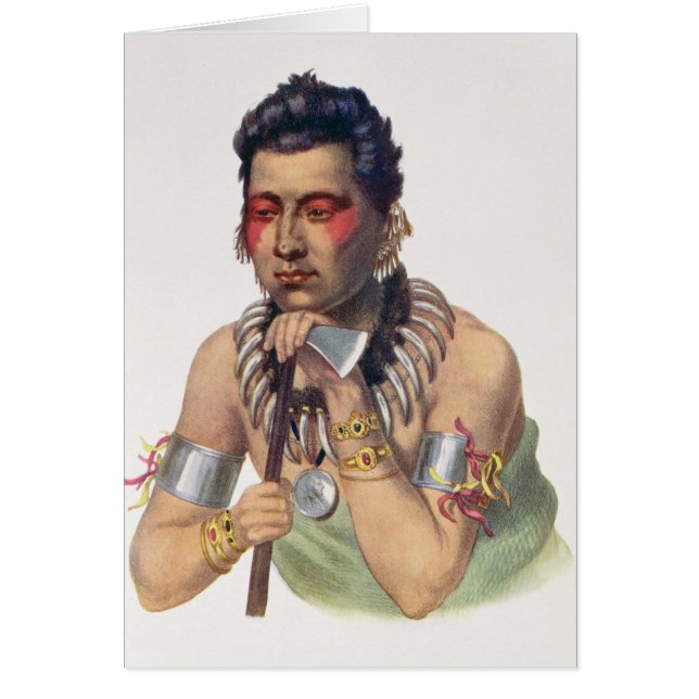 Young Ma-Has-Ka, Chief of the Iowas (Voorkant)