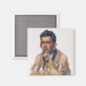 Young Ma-Has-Ka, Chief of the Iowas Magneet (Voorkant / Achterkant)
