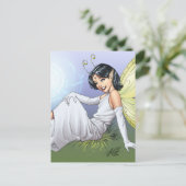Young Magical Elf Fairy van Al Rio Briefkaart (Staand voorkant)