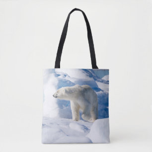 Young Male Polar Beer Tote Bag