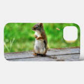 Young Male Squirrel Standing Willife Foto Case-Mate iPhone Case (Achterkant (horizontaal))