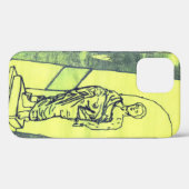 Young man Case-Mate iPhone case (Achterkant (horizontaal))